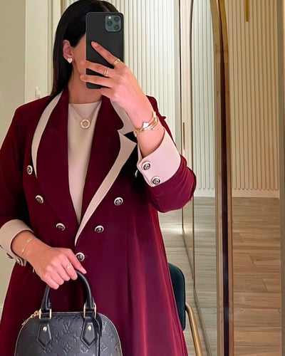 عباية رسمية مع فستان