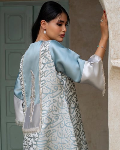 جلابية الحروف العربية