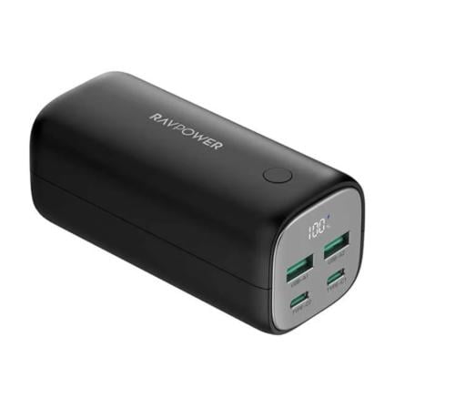 بطارية متنقلة راف باور بقوة 70 واط بسعة 20000 ملي...