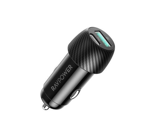 راف باور شاحن سيارة بايونير 49 واط - اسود