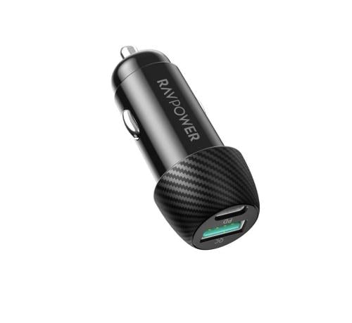 راف باور شاحن سيارة بايونير 49 واط - اسود