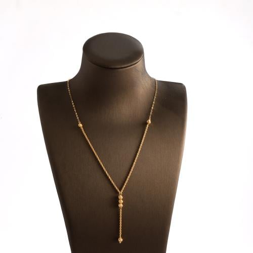 عقد ذهب عيار 21