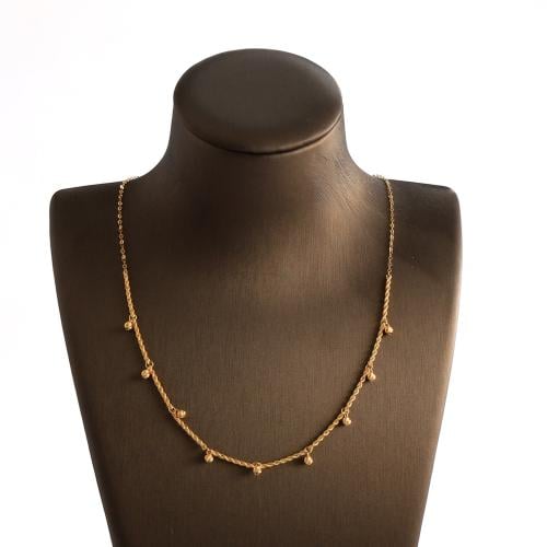 عقد ذهب عيار 21