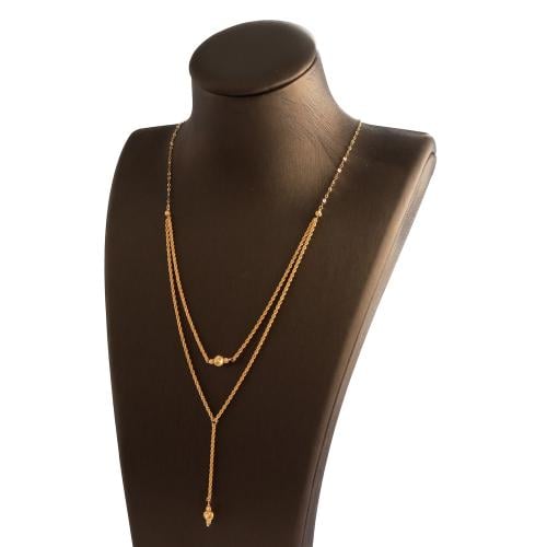 عقد ذهب عيار 21