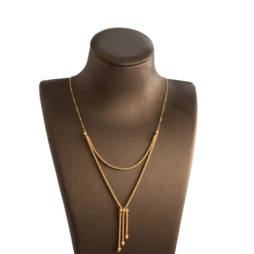 عقد ذهب عيار 21