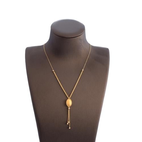 عقد ذهب عيار 21