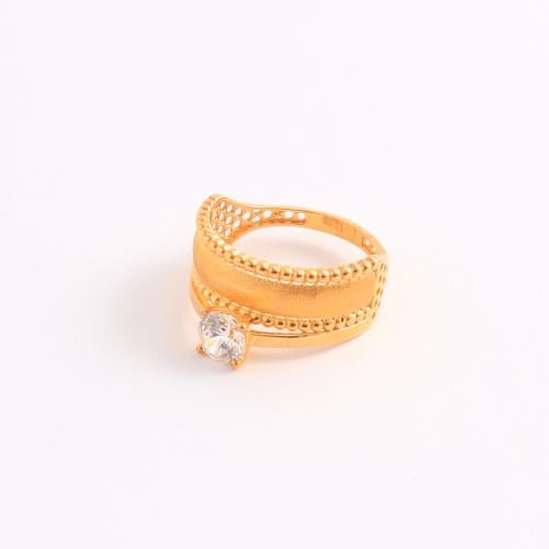 خاتم ذهب عيار 21