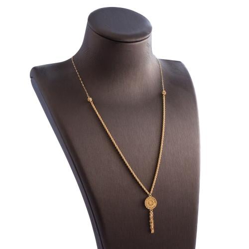 عقد ذهب عيار 21