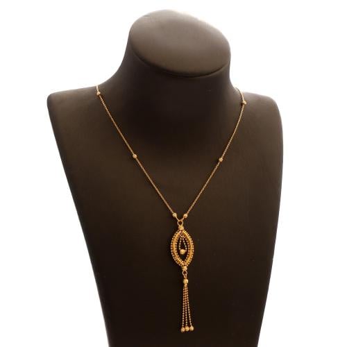 عقد ذهب عيار 21