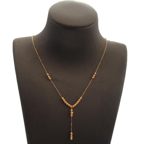 عقد ذهب عيار 21