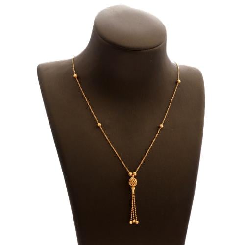 عقد ذهب عيار 21