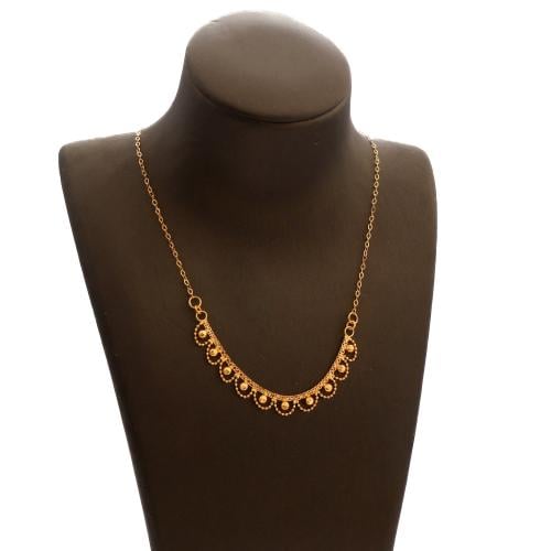 عقد ذهب عيار 21