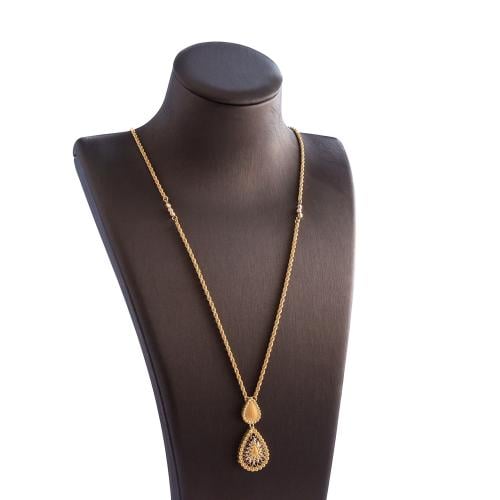 عقد ذهب عيار 21