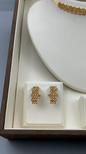 طقم طوق ذهب عيار 21