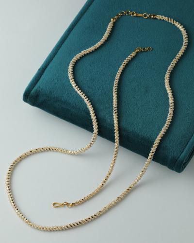 عقد وسوارة ذهب عيار 21