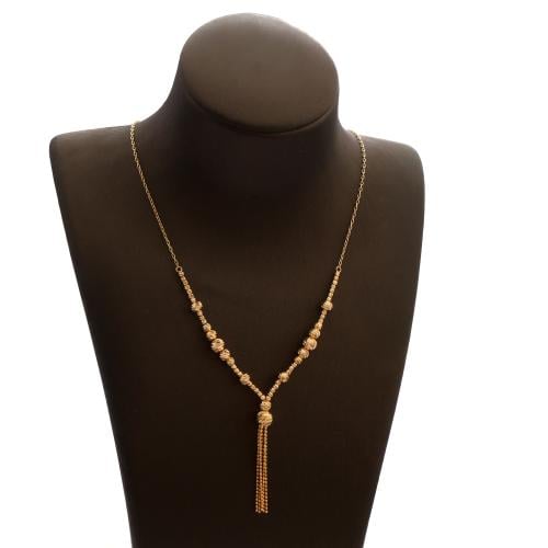 عقد ذهب عيار 21