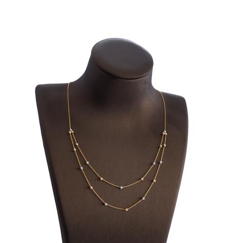 عقد ذهب عيار 21