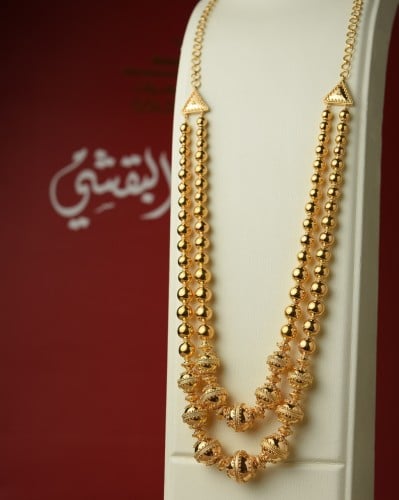 عقد ذهب عيار 21