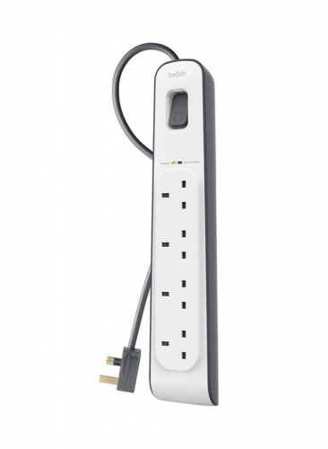 توصيلة كهرباء belkin بلكن 4 فتحات بطول 2 متر
