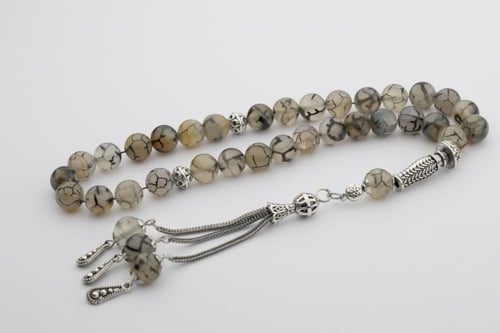 سبحة عقيق سراميك دائري