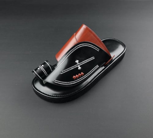 جديد /زبيرية طبي رجالي لون أسود / بني