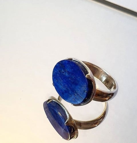 خاتم ملكي فضة عيار 925 فص أونكس