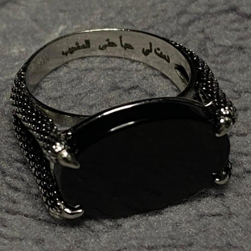 كتابة على الخاتم بالليزر