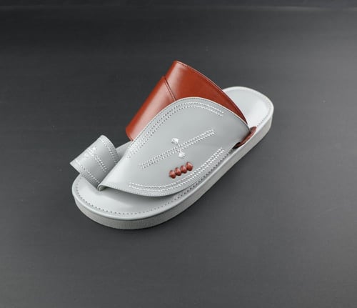 جديد / زبيرية طبي رجالي لون رصاصي / بني