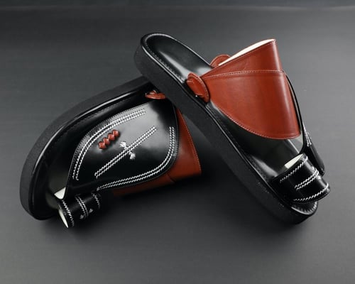 جديد /زبيرية طبي رجالي لون أسود / بني