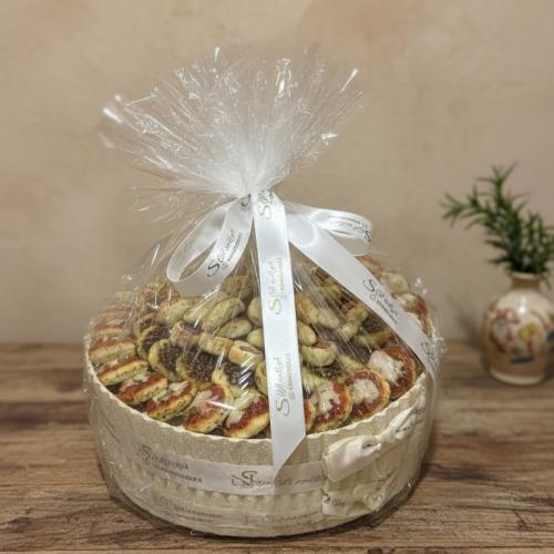 Fresh pastries with various delicious fillings