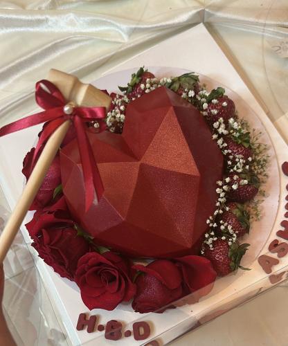 Chocolate heart for an unforgettable memory