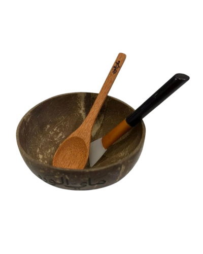 طقم جوز الهند الطبيعي