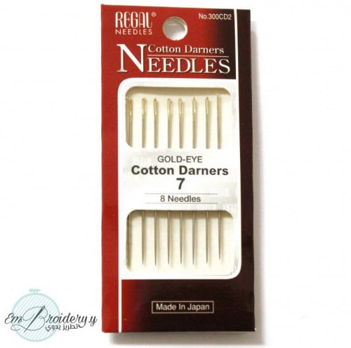 إبر cotton Darners - مقاس 7