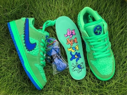 Nike X Grateful Dead SB dunk low Green