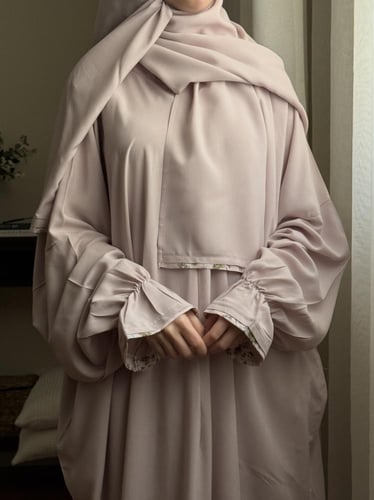 شرشف صلاة سادة وردي - لف