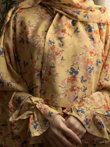 شرشف صلاة اصفر - سحاب