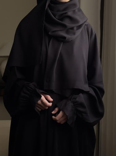 شرشف صلاة اسود - سحاب