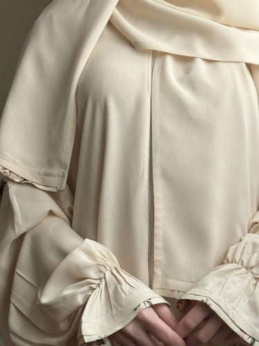 شرشف صلاة بيج فاتح - سحاب