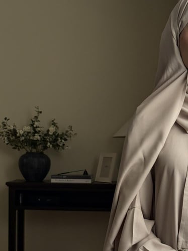 شرشف صلاة بيج - سحاب