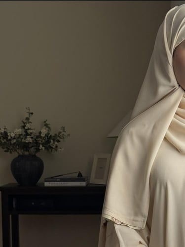 طقم صلاة بيج - سحاب