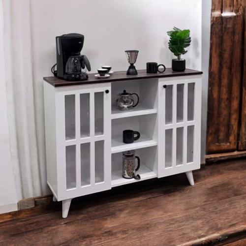 دولاب كوفي 2 باب 120*96*33 سم