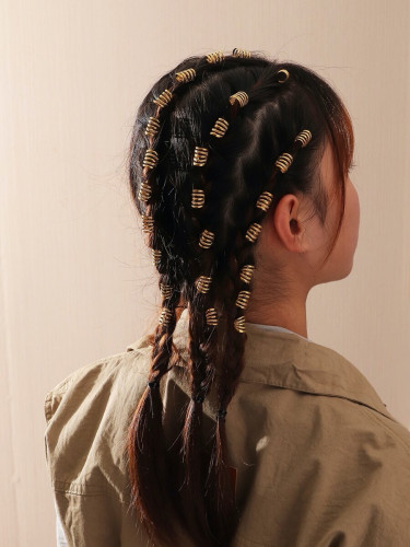 اكسسوار شعر ذهبي (6 قطع)