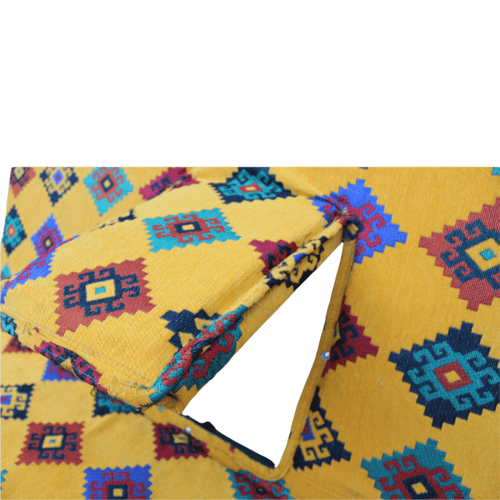 مسند ظهر مع تكاية اصفر