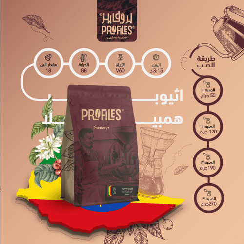 اثيوبيا همبيلا 250g | محمصة بروفايلز
