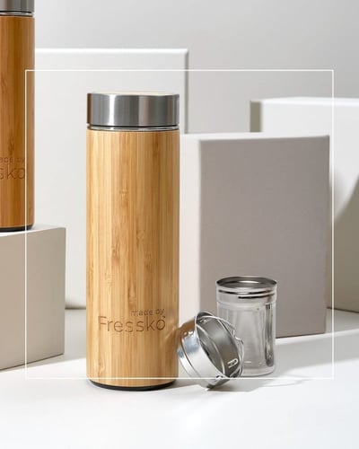 مق فريسكو خشبي حافظ للحرارة والبرودة 300ml