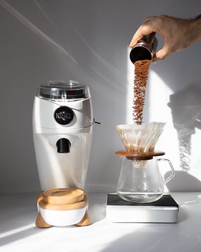 طاحونة نيش زيرو أسود/أبيض Black/White Niche Zero G...