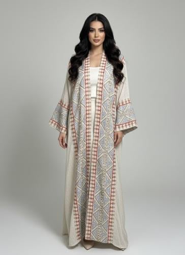 بشت سكري بتطريز ملون