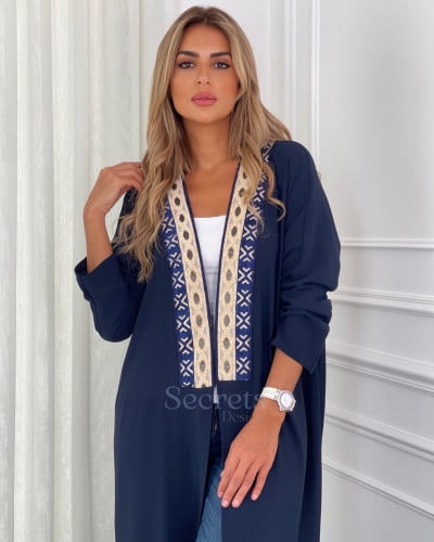 عباية كحلي يومية أنيقة