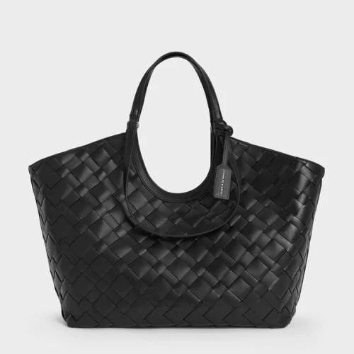 Ivette Woven Tote Bag Charles and kith