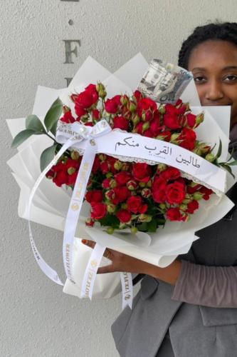 Bouquet of love flowers